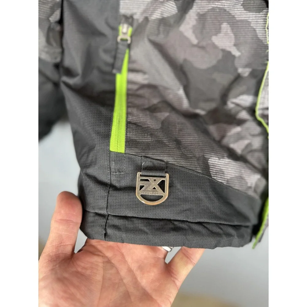 ZeroXposur Jacket Boys 14/16‎ Hooded Winter Coat Weather Resistant Camo